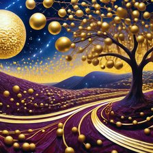 Схема вышивки «Поп-арт пейзаж»