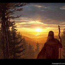 Схема вышивки «Путник»