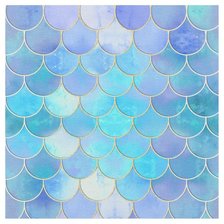 Схема вышивки «Чешуя русалки»