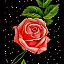 Схема вышивки «Роза»