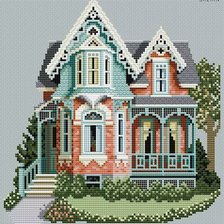 Схема вышивки «Дача»