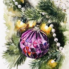 Схема вышивки «Новый год»