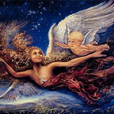 Схема вышивки «полет»