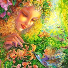 Схема вышивки «фея»