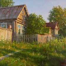 Утро в деревне. Дмитрий Лёвин