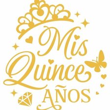 Схема вышивки «Mis 15 años»
