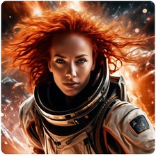 Схема вышивки «Юлька в космосе»