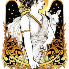 Схема вышивки «охота»