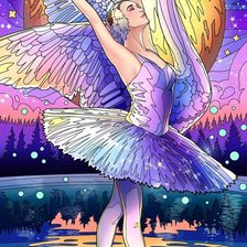 Схема вышивки «балет»