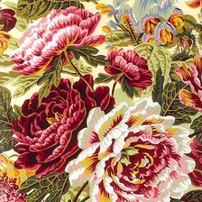 Схема вышивки «пионы»