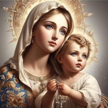 Схема вышивки «Богородица»