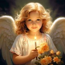 Схема вышивки «Ангелочек»