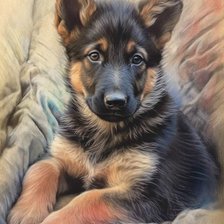 Схема вышивки «Овчарик»