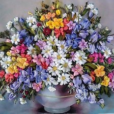 Схема вышивки «Букет»