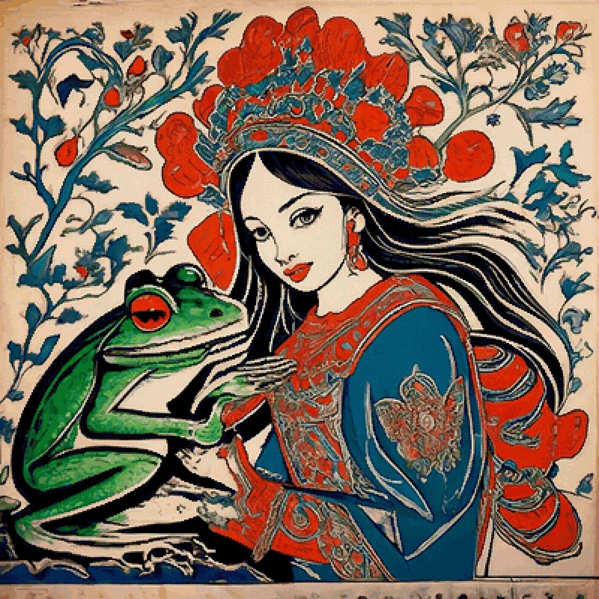 Царевна лягушка - девушка, женщина - предпросмотр