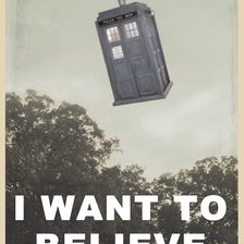 Схема вышивки «Ай вонт ту белив»