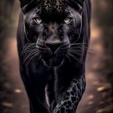 Схема вышивки «Пантера»