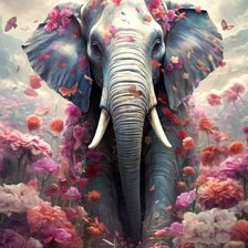 Схема вышивки «Слон»