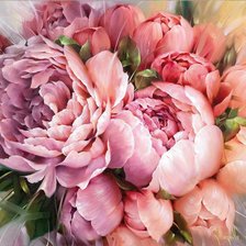 букет пионов