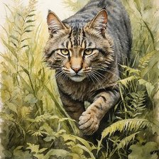 Схема вышивки «На охоте»