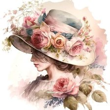 Схема вышивки «женщина»