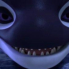 Схема вышивки «Косатка из Мф Лео и Тиг серия белый-пребелый 37 серия»