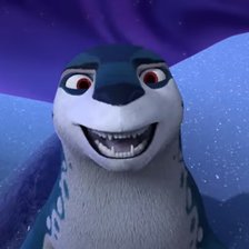 Схема вышивки «Морской Леопард Мотнэ из Лео и Тиг»