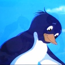 Схема вышивки «Пингвин Тото для моего Папы»