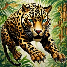 Схема вышивки «Ягуар»