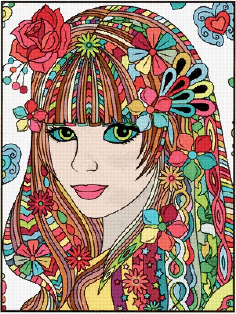 Девушка - арт, красота, женщина, девушка - предпросмотр