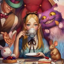 Схема вышивки «Алиса»