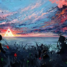 Схема вышивки «Пейзаж»