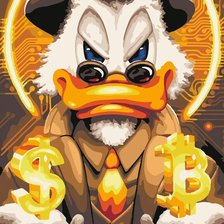 Схема вышивки «Скрудж»