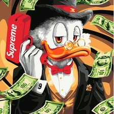 Схема вышивки «Друг скрудж»