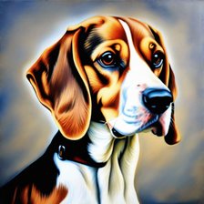 Схема вышивки «Бигль»