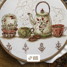 Схема вышивки «Хранители чая»