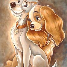 Схема вышивки «собачки»