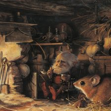 Схема вышивки «у камина»