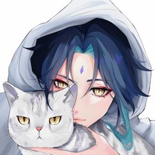 Схема вышивки «Геншин»