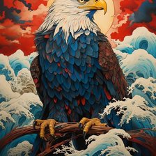 Схема вышивки «орел»