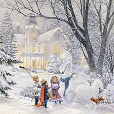 Схема вышивки «Новый год»