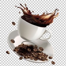 Схема вышивки «Чашка кофе»