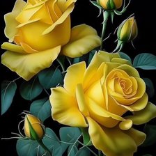 Схема вышивки «Розы»