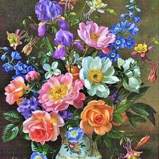 Схема вышивки «Альберт Вильямс»