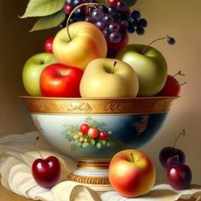 Схема вышивки «Яблоки»