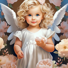 Схема вышивки «Ангел»