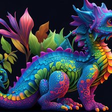 Схема вышивки «Dragon»
