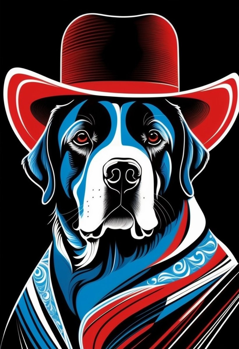 Мистер сенбернар - животные, собаки - оригинал