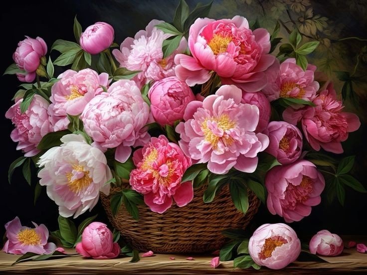 Пионы - оригинал