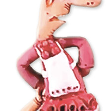 Схема вышивки «Падал прошлогодний снег - баба»